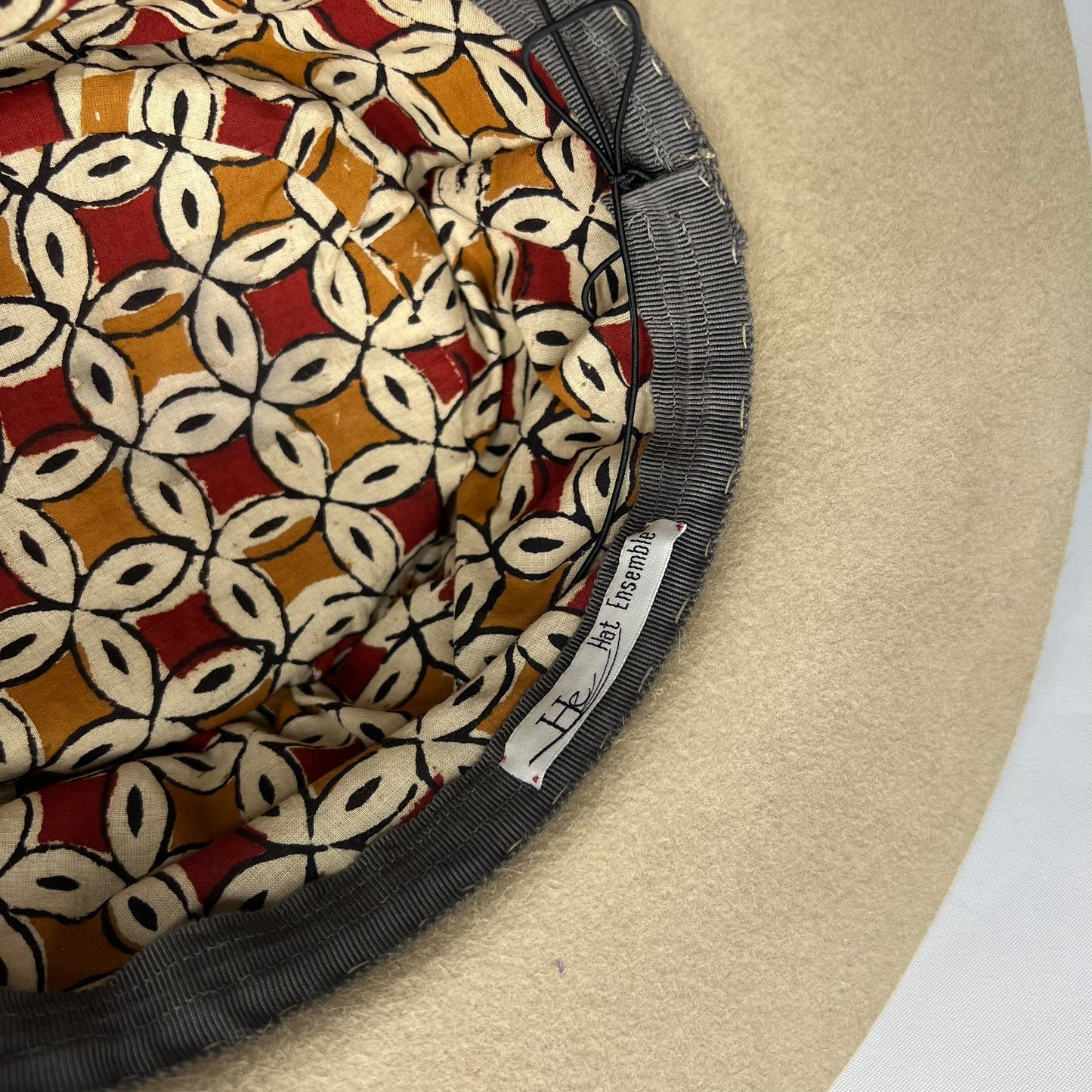 light brown rabbit fur hat