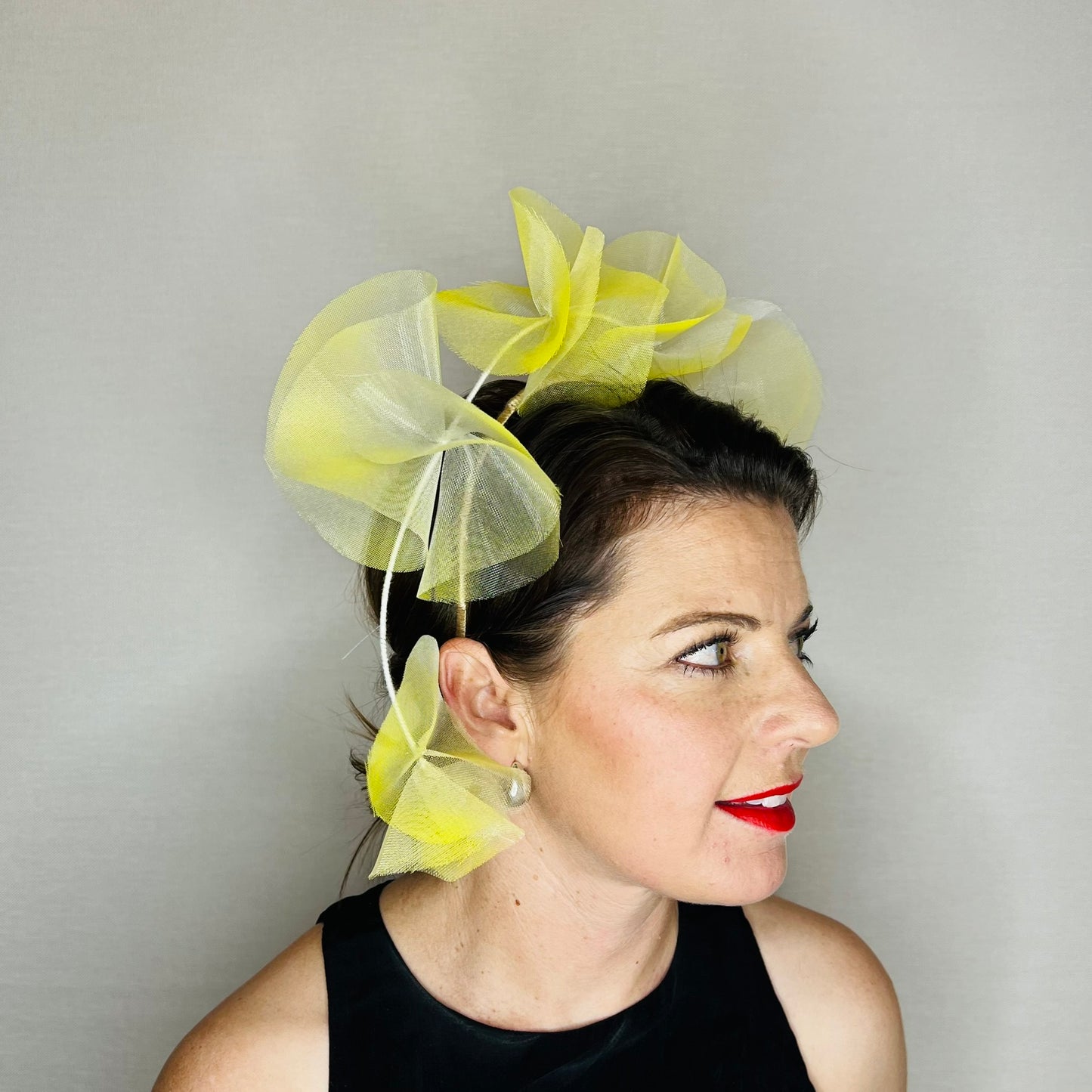 Hallie - yellow - Hat Ensemble