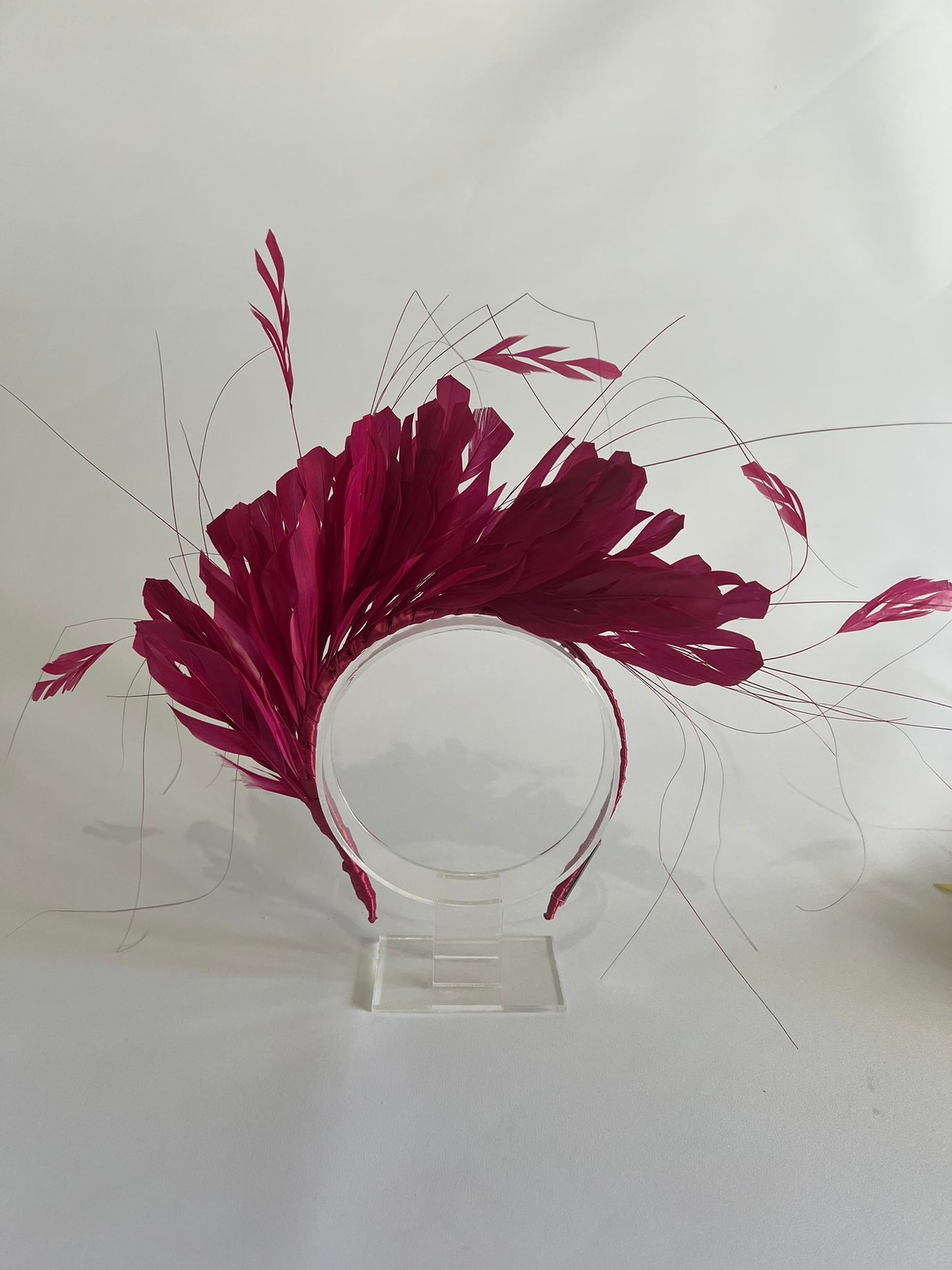 A light, comfortable feather spray available in a range of colours — the perfect finishing touch to any look.