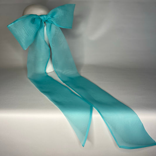 Abby bow - turquoise