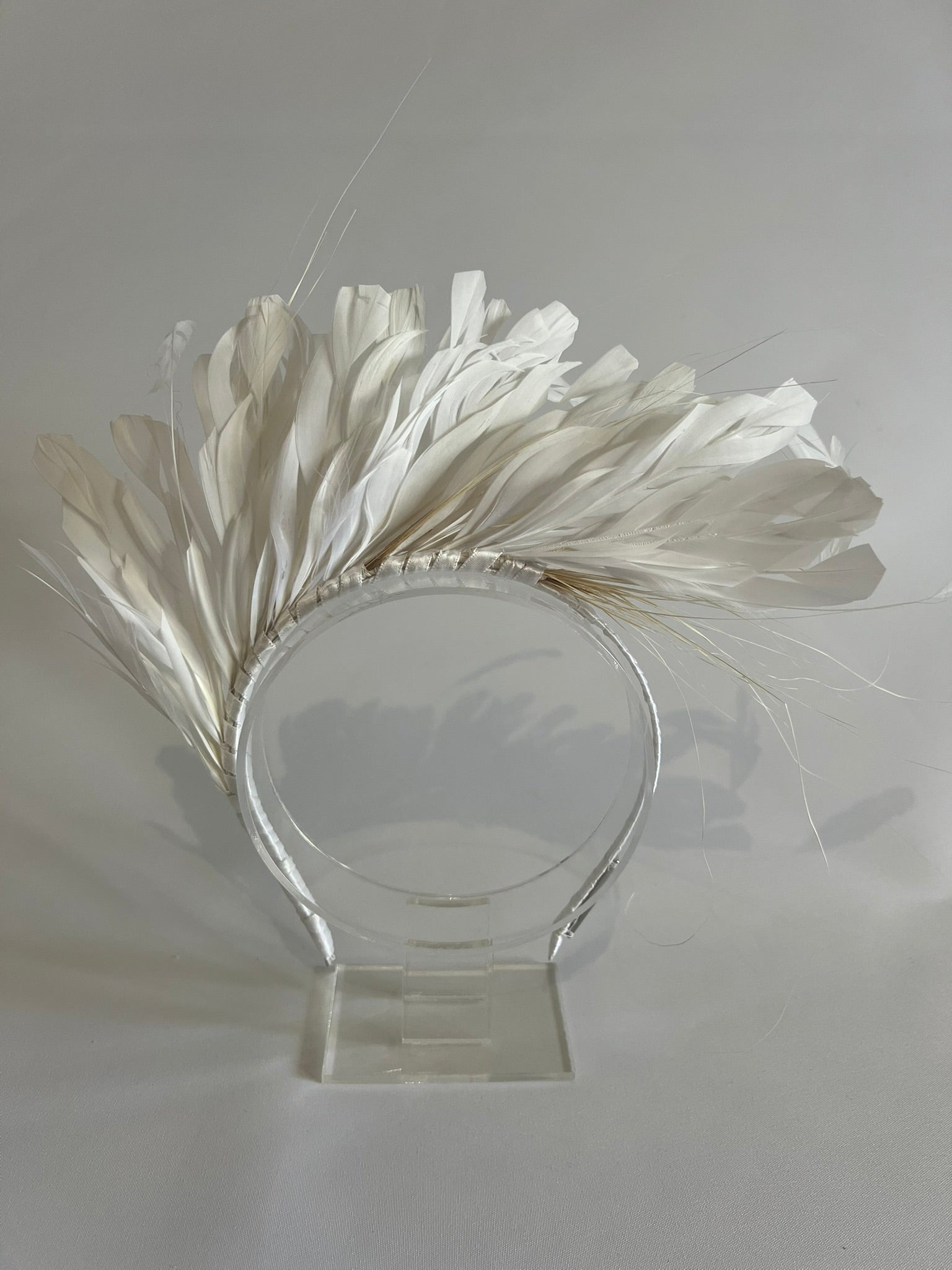 A light, comfortable feather spray available in a range of colours — the perfect finishing touch to any look.