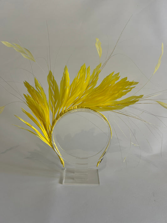 A light, comfortable feather spray available in a range of colours — the perfect finishing touch to any look.