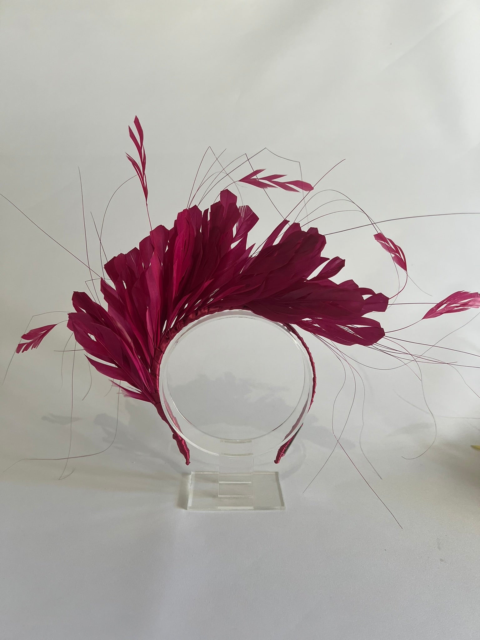 A light, comfortable feather spray available in a range of colours — the perfect finishing touch to any look.